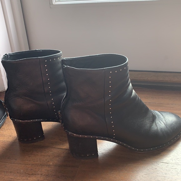 RAG & BONE LEATHER BOOTIES 38 1/2 - Picture 5 of 6